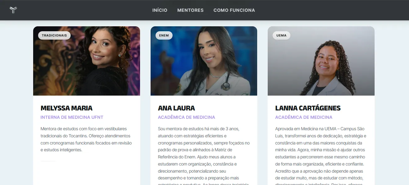 Site oficial das mentorias Tessat